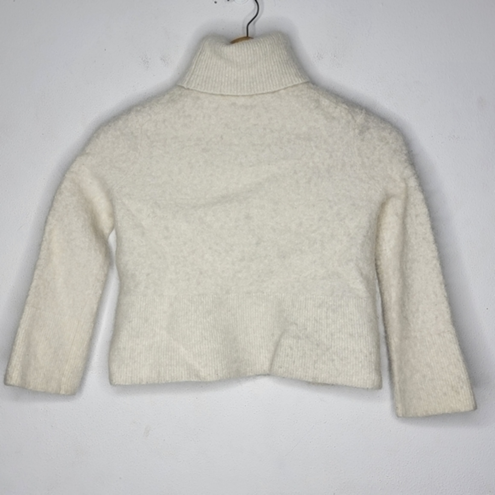 Stockholm Atelier XS Pullover Sweater‎ Women's Cropped High Neck Alpaca Wool